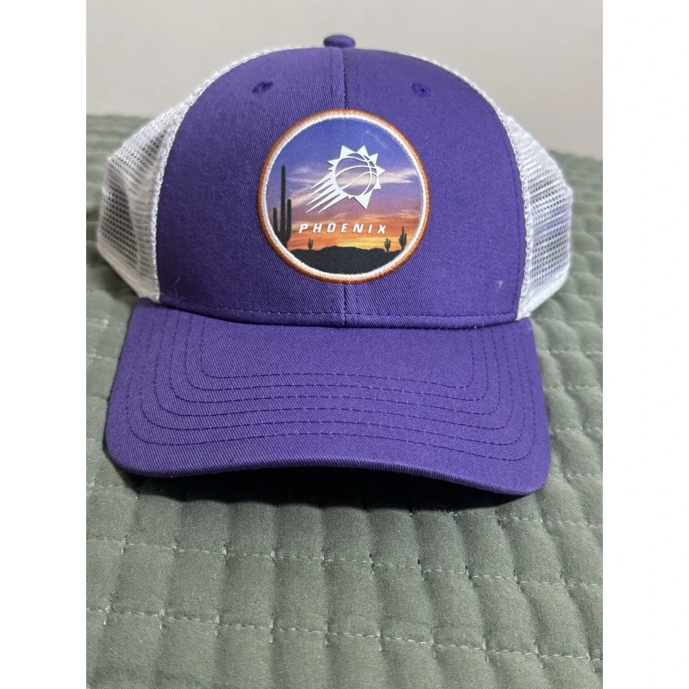 Phoenix Suns Hat Trucker Adjustable Cap NBA Basketball Mesh Embroidered